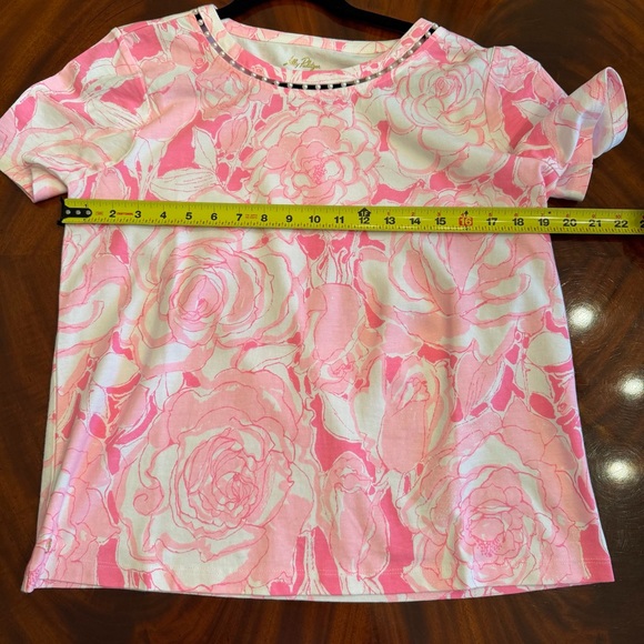 Lilly Pulitzer Clairmont Pearl Knit Top - Confetti Pink Rosanna